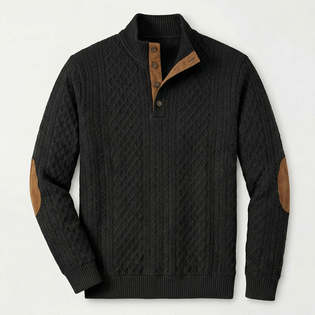 Crown - Pullover de Gola Alta Ultra Confortável Masculino