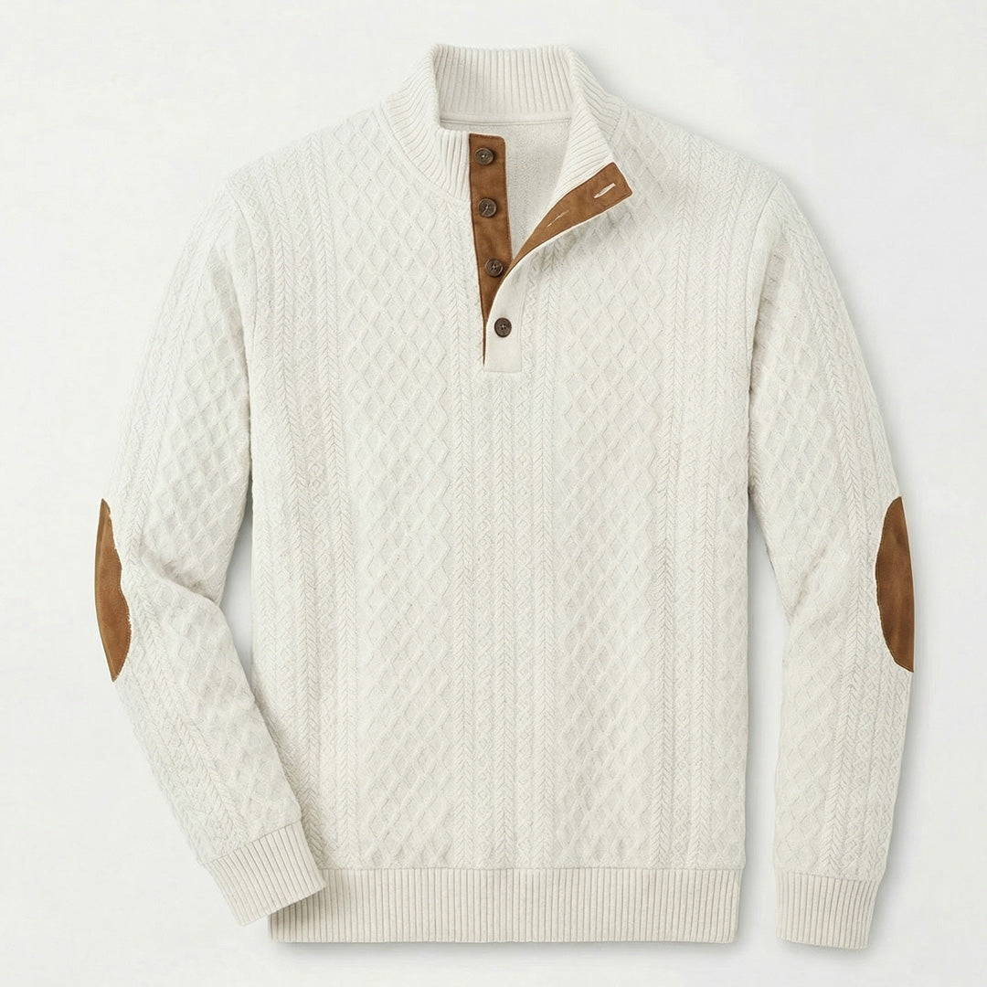 Crown - Pullover de Gola Alta Ultra Confortável Masculino