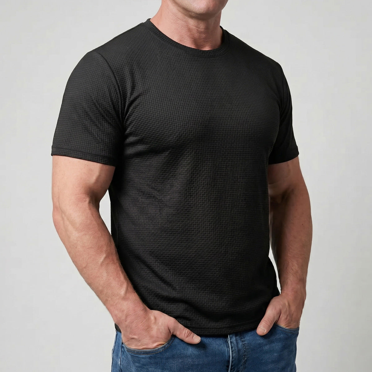 Arden - Camiseta Gola Redonda Ultra Confortável Masculina