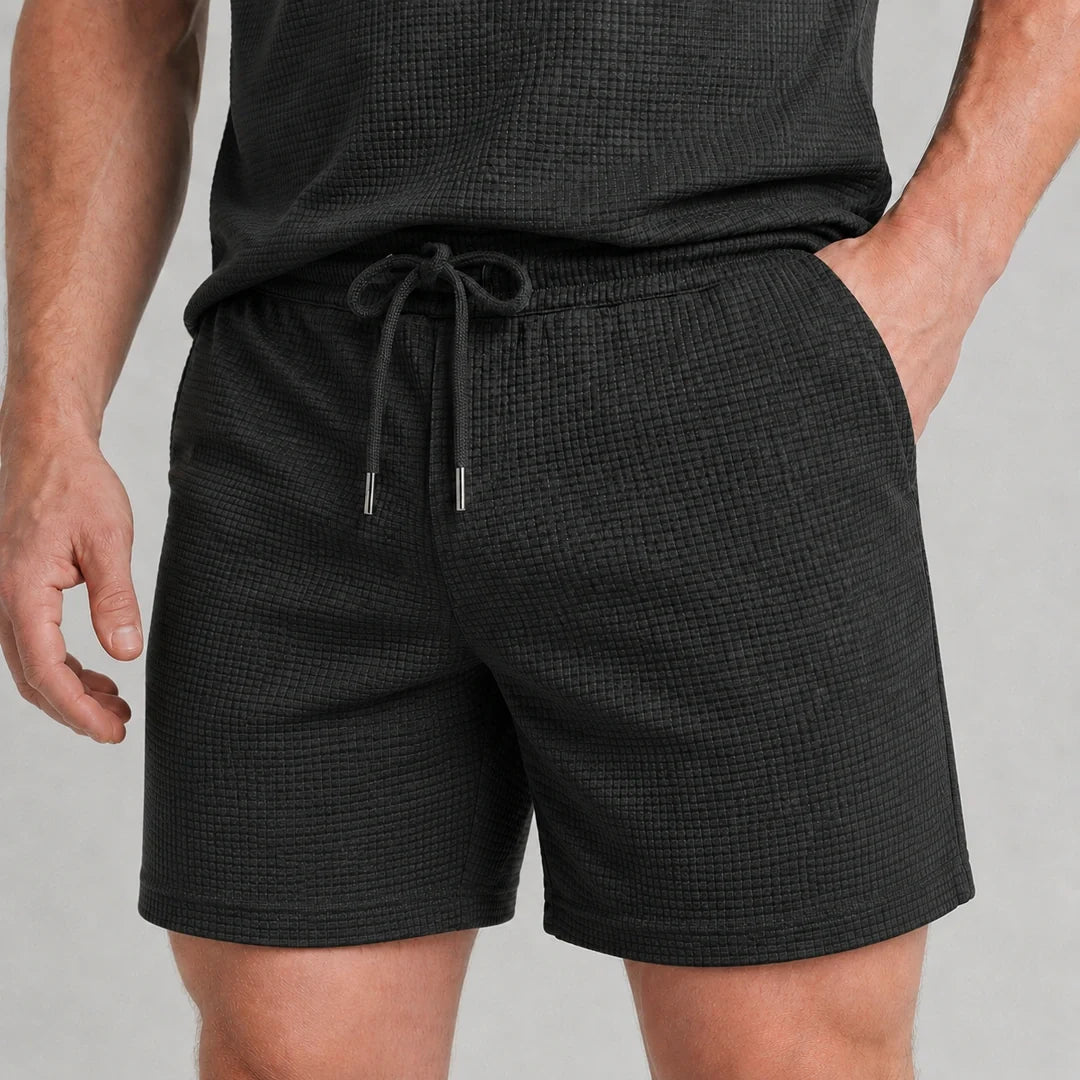 Conjunto Capri - Shorts e Camisa Polo Ultra Confortáveis Masculinos