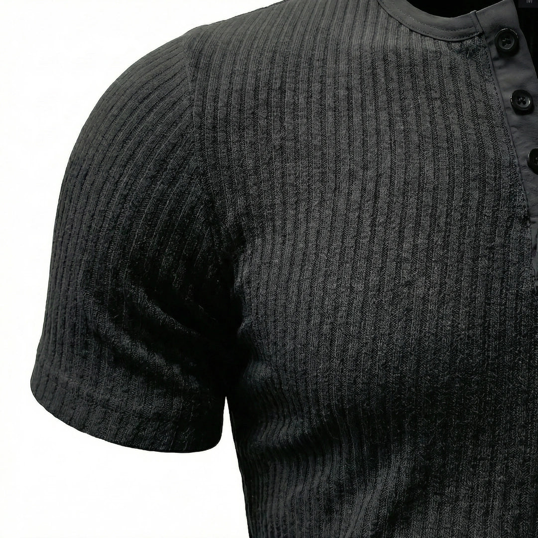 Siena - Camisa Henley Ultra Confortável Masculina