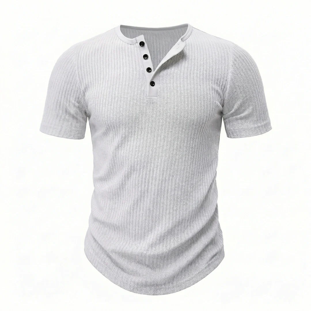 Siena - Camisa Henley Ultra Confortável Masculina