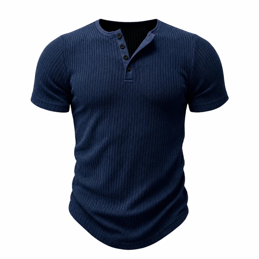 Siena - Camisa Henley Ultra Confortável Masculina